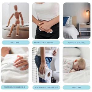 Bouteille Gynécologique Portable Pour La Récupération Périnéale Nettoyant Rose - Neuf