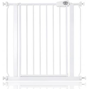 Barrière De Sécurité Easy Fit,Barrière D'escalier À Fixation Par Pression Pour Bébé,Installation Facile Pour Portes,Couloirs Et Espaces,75cm-83cm,Couleur Blanc - Neuf