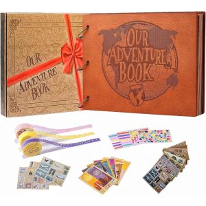 Journal D'aventure, Scrapbooking, Album Photo Avec Couverture Rigide, Pour Anniversaire, Scrapbooking, Id&eacute;al Pour Les Couples, Les Anniversaires, No&euml;l (Style R&eacute;tro) - Neuf