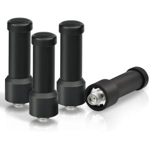 UHF 400-460MHz Antenne Radio Bidirectionnelle SMA Femelle Courte Compatible avec UV-5R UV-82 BF-888S GT-3 Arcshell AR-5 AR-6 AR-7 Wouxun Radio, 4 Lot - Neuf