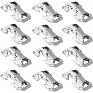 12 Pi&egrave;ces Mini Charni&egrave;re Invisible, Charniere Porte Placard avec Amortisseur, Charni&egrave;re Invisible, Charni&egrave;res Portes Cuisine, pour Armoire, Casiers, Armoires Bureau - Neuf