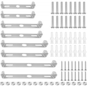 Kalanka-8 Pcssupport De Fixation Plafonnier, Support De Montage Pour Luminaires, 80/90/100/110 Mm Support De Plaque De Plafond Plaques De Lampe Pour Plafonnier De Bureau Domicile, Avec Vis - Neuf