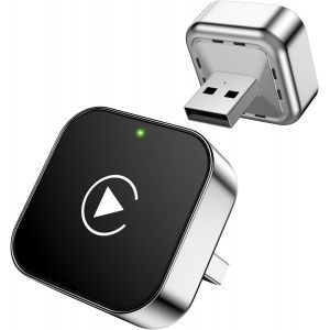 Adaptateur Carplay Sans Fil Pour Iphone,Mise &Agrave; Niveau 2025 Conversion D'Un Adaptateur Apple Carplay Filaire En Sans Fil,Mini Usb Pour Voiture Avec Rallonges Usb-A Et Type-C,Contr&ocirc;le Stable - Neuf