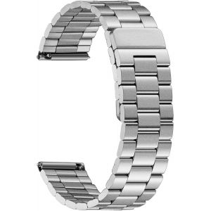 Kal-Quick Magnetic Release Chaîne Watch Bands, 22mm Bracelet En Acier Inoxydable Business Pour Samsung Gear S3/Galaxy Watch 46mm (2019)/Galaxy Watch3 45mm - Neuf