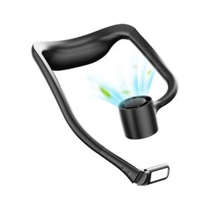 Ventilateur de cou suspendu avec 3 vitesses, rechargeable par USB, sans pales, portable, LED, pour course en exterieur - Neuf