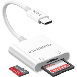 PIAL-Adaptateur Carte Sd Usb C,Lecteur Carte Sd Usb C Pour Cartes Micro Sdhc Sdxc Tf Uhs-I,Compatible Avec Iphone 16 15 Plus Pro Max,Mac Macbook Air Ipad Imac,Galaxy S25 S24,Android - Neuf