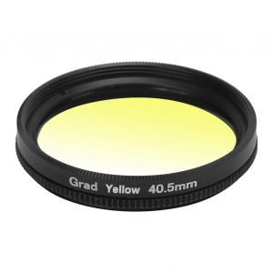 Filtre degrade Junestar 40,5 mm, revetement multicouche, filtre de couleur degrade etanche pour appareil photo Canon, degrade jaune - Neuf
