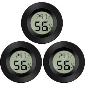 Mini Lcd Numérique Thermomètre Hygromètre Température Humidité Mètre -50+ 70°C 10% 99% Rh, Portable Thermomètre Thermo-Hygromètre Indicateur Pour Le Bureau, La Cuisine, Humidifi - Neuf