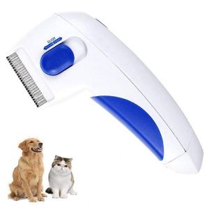Peigne Électrique Anti-Puces Et Poux Pour Animaux De Compagnie ¿ Outil De Toilettage Efficace Pour Chats Et Chiens, Fonctionne Sur Batterie, Design Ergonomique - Neuf