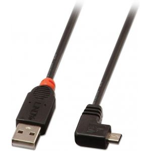 Câble Usb 2.0 Type A/Micro-B Coudé, 2M - Neuf