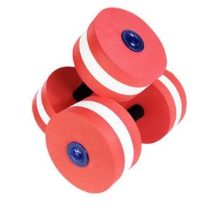 Lot De 2 Halt&egrave;res Flottantes L&eacute;g&egrave;res En Eva Pour L'aquagym Et Le Yoga - &Eacute;quipement De Fitness Aquatique Rose Rouge - Neuf