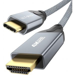 SUNY-Câble Usb C Vers Hdmi,3M,Compatible Avec L'Adaptateur Thunderbolt 4 Vers Hdmi 4K@60Hz 2K@120Hz Pour Thunderbolt 3/4,Compatible Avec Macbook/Ipad Pro,Steam Deck,Samsung S22 S21,Galaxy Tab - Neuf
