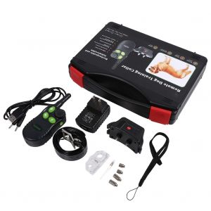 Hjlian Collier De Dressage Electrique Anti-Aboiements Pour Chien, Etanche, A Vibrations Et A Distance (550 M) - Neuf