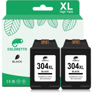 304XL Ink Cartridge Replacement for HP 304 XL Black Deskjet 2600 3700 2620 2621 2622 2630 3752 3722 3724 3730 3732 3752 Envy 5000 5010 5012 020 5 030 5032 5055 5058 5052 - Neuf