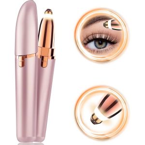 Rasoir &Eacute;lectrique Pour Sourcils, &Eacute;pilateur Pour Femmes, Tondeuse &Agrave; Sourcils, Pr&eacute;cision Sans Douleur, Convient Aux Sourcils, Poils Corporels, &Eacute;pilateur Facial - Neuf