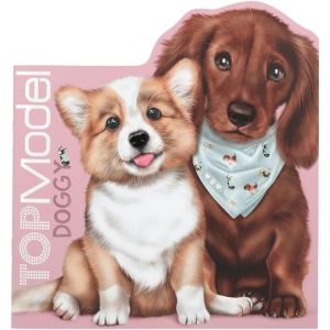 KALANKA-Libro para colorear con pegatinas incluidas Top Model 12714 Kitty and Doggy - Neuf