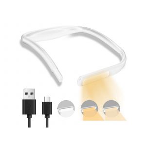 Lampe De Lecture De Cou Rechargeable Par Usb Avec Luminosit&eacute; R&eacute;glable - Neuf