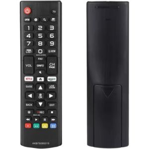 T&eacute;l&eacute;commande Universelle Tv Lg Akb75095308 - Remplacement T&eacute;l&eacute;commande Lg Smart Tv Avec Fonctions Identiques - Neuf