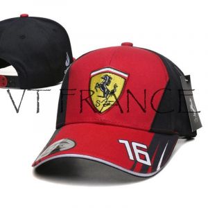 Casquette Scuderia Ferrari F1 Leclerc & Sainz, Modele: Charles Leclerc - Neuf