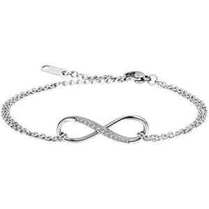 Eryi-Bracelet Chaîne De Main Femme Sympole Infini Infinity Amour Acier Inoxydable Zircon Brillant Cadeau D'anniversaire Valentin Mariage La Fête Des Mères/Cadeau Fete Des Meres - Neuf