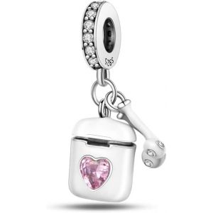 Eryi-Femmes Charms 925 Charms En Argent Sterling Avec Des Perles De Fleurs,Compatible Avec Les Charms Européens Pour Les Femmes Filles Bracelets Pandora - Neuf