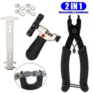 Pince De Chaîne Boucle Magique Pour Vtt Cyclisme Sur Route Multi Link Plier Avec Crochet Up Chain Checker Outil Universel De Chaîne De Vélo Quick Link - Neuf