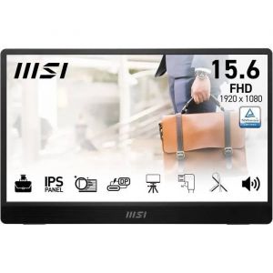 Moniteur Portable - MSI - PRO MP161 E2U - 15,6 pouces - Full HD 1920x1080 - Technologie Respectueuse des Yeux - Neuf