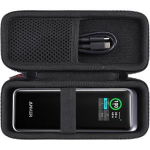 pour Anker Prime Power Bank 27.650mAh Powerbank (250W) &eacute;tui de Transport Rigide, &eacute;tui Uniquement,Golden - Neuf