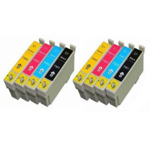 Tonercenter24 - 2 x Compatible Cartouche Encre Set pour Epson Expression Home XP 30/ 102/ 202/ 205/ 302/ 305/ 402/ 405 - Neuf