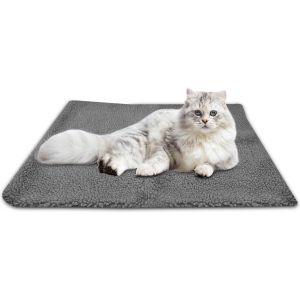 Subzonal-Gris Tapis Pour Chien, Chat Couverture Lavable, Chats Coussin Doux Et Confortable Pour Chiot Int&eacute;rieur Et Ext&eacute;rieur, Petit Couvertures Pour Animauxs De Compagnie Antid&eacute;rapant, Coton Perl&eacute;. - Neuf