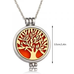 Arbre De Vie Collier En Forme D'arbre Pendentif Cou Bijoux Alliage Cha&icirc;ne Accessoire Cadeau Pour Famille Femmes Hommes Bronze Ancien - Neuf