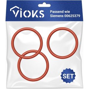 KAL-Lot De 3 Joints Toriques En Caoutchouc Ø 40 Mm / 32 Mm De Rechange Pour Machine À Café Phili¿s 996530059406 Sa¿co Nm01.044 Pour Unité De Percolation Automatique Incanto, Intelia, Intuita, - Neuf