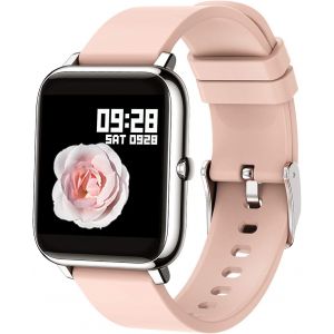 Montre Connectée Femme Homme, Smartwatch Cardiofrequencemètre Moniteur De Sommeil Pression Artérielle 100 Modes Sportifs Compatible Android Ios Pour Homme Femme Montre Intelligente - Neuf