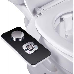 Non électriques Bidet pulvérisateur avec auto-nettoyage double escamotable buses Avant et à l'arrière de nettoyage Réglable par bouton-poussoir pour l'eau froide - Neuf