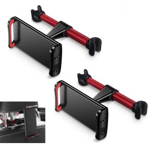 2 x Support Tablette Voiture. Porte Tablette T&eacute;l&eacute;phone Voiture pour Appui-t&ecirc;te avec Universel Rotation 360&deg; pour tablettes et t&eacute;l&eacute;phones de 4,7 &agrave; 11 Pouces. - Neuf