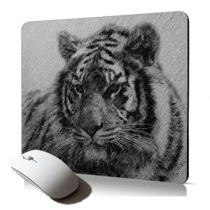 tapis de souris souple tigre de tasmanie cadeau de noem mousepad antiderapant fauve tigresse design esthetique - Neuf