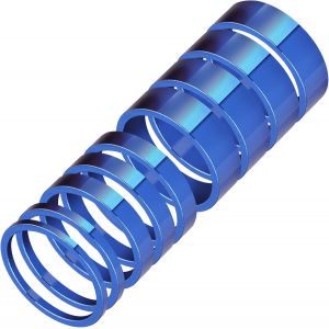 9 Pièces Entretoises Vtt Guidon Vtt Entretoise En Aluminium Pour Vélo 1 1/8 Pouce Aluspacer.[F1253] - Neuf