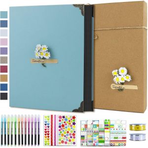 Album Photo Scrapbooking 21x27 Cm 60 Page Livre Fait À La Main Diy Albums Convient Aux Amoureux Amis Enfants Cadeaux Mariage D'anniversaire - Neuf