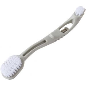 Brosse à chaussures, nettoyant pour chaussures, brosse à chaussures longue, nettoyant double face, brosse de nettoyage pour chaussures en daim - Neuf