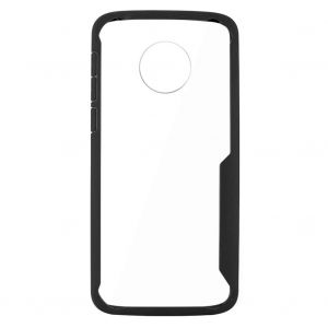 Housse De T&eacute;l&eacute;phone En Silicone Souple Transparent Antichoc Pour Motorola G6 Super Light Noir - Neuf