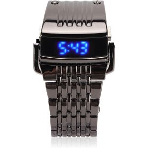 Montres Num&eacute;riques,Montres Num&eacute;riques Vintage Pour Hommes Montres Num&eacute;riques Pour Hommes Alliage Simple &Eacute;l&eacute;gant Led Montre Num&eacute;rique Pour Hommes Everyday Business (Noir) - Neuf