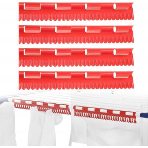 MDY-Lot de 4 séchoirs à chaussettes - Séchoir à chaussettes - Séchoir à linge - Porte-chaussettes - Séchoir à chaussettes - Pour chaussettes et sous-vêtements - Neuf