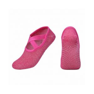 Chaussettes De Yoga Antidérapantes Pour Pilates Et Ballet ¿ Chaussettes Élégantes En Coton Pour La Gym Et La Danse, Coupe Confortable Pour Femmes - Neuf