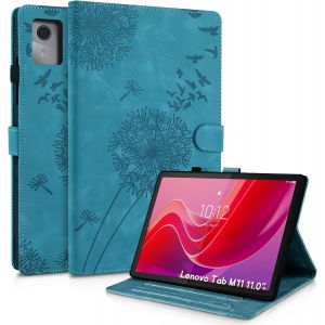 Coque Pour Lenovo Tab M11 Pissenlit Housse En Tablette Cuir Pu Protection Pour Lenovo Tab M11 Bleu - Neuf