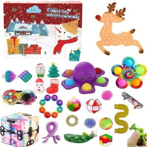 24 pcs 2023 Calendrier de l'Avent pour les Enfants de 24 Surprise des Cadeaux, L'Id&eacute;al Cadeau de No&euml;l pour les Filles et les Gar&ccedil;ons!-type 13 - Neuf