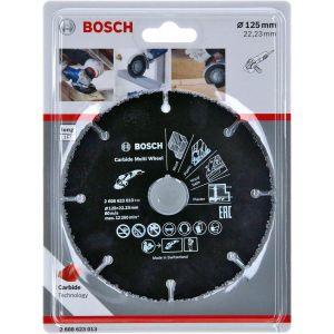 1x Disque à tronçonner Carbide Multi Wheel (Multi Material,Ø 125 mm,Accessoire pour meuleuse angulaire) - Neuf