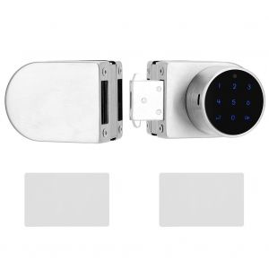 Systeme d'entree de porte en verre de securite avec code d'acces et carte numerique intelligente - Neuf