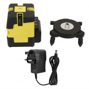 Instrument de nivellement de carrelage a levier laser LD 100-240 V, lumiere verte, 3 lignes, 4 points (prise britannique) - Neuf