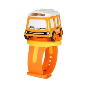 Alloy Toy Car Mini Q Version Car Bus Children Watch Interactive Induction Trending Toy-C - Neuf