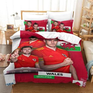 Qatar Housse De Couette De La Coupe Du Monde Wales | Housse De Couette Souvenir De C&iquest;&iquest;L&iquest;&iquest;Bration | &iquest;&iquest;Quipes De Pays Pour La Coupe Du Monde Single&pound;&iquest;Xcm&pound;&copy; - Neuf